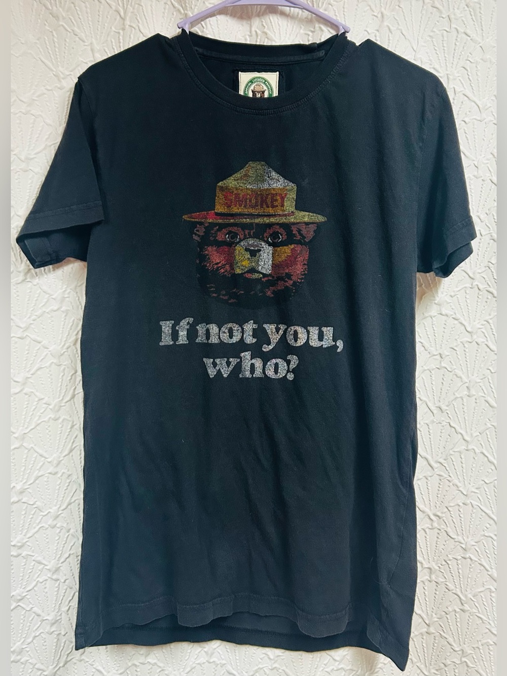 American Needle Black Smokey Bear Graphic Tee